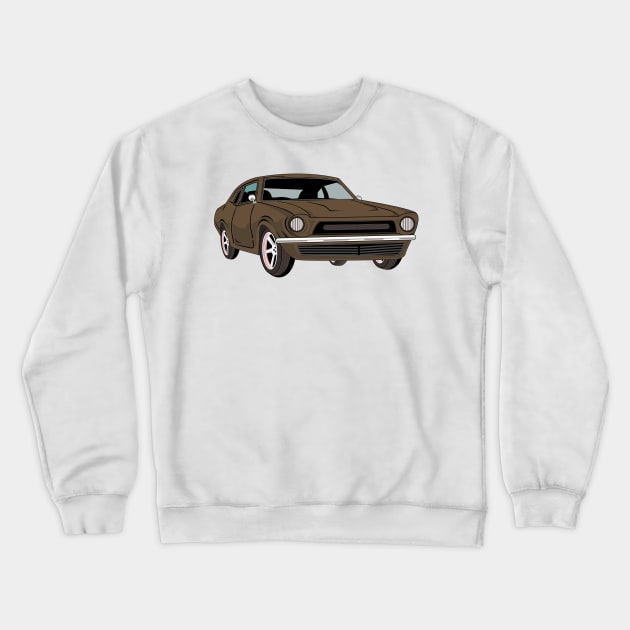 Classic Car Muscle Crewneck Sweatshirt by InfernoStudio3